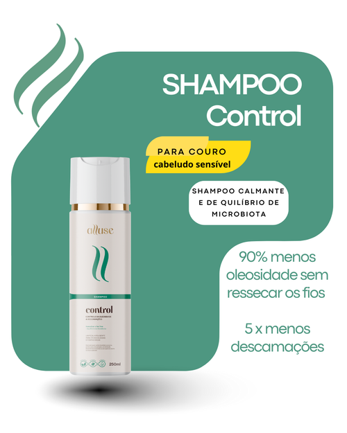 SHAMPOO CONTROL 250ML- Controle de oleosidade e descamações
