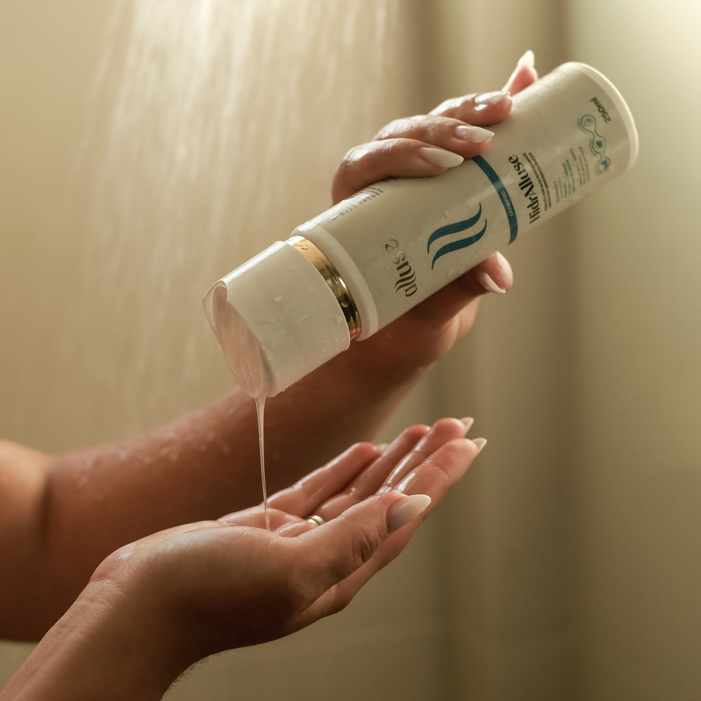 Kit Shampoo HidrAlluse + Máscara Encorpe + Leave-in+ Tônico Exos